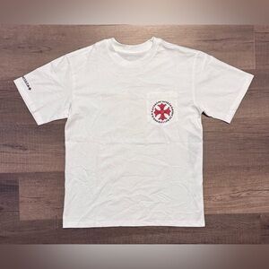White Crome Tee